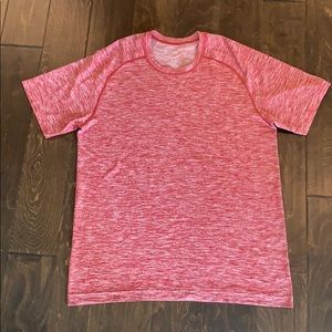 Red men’s lululemon metal vent shirt XL